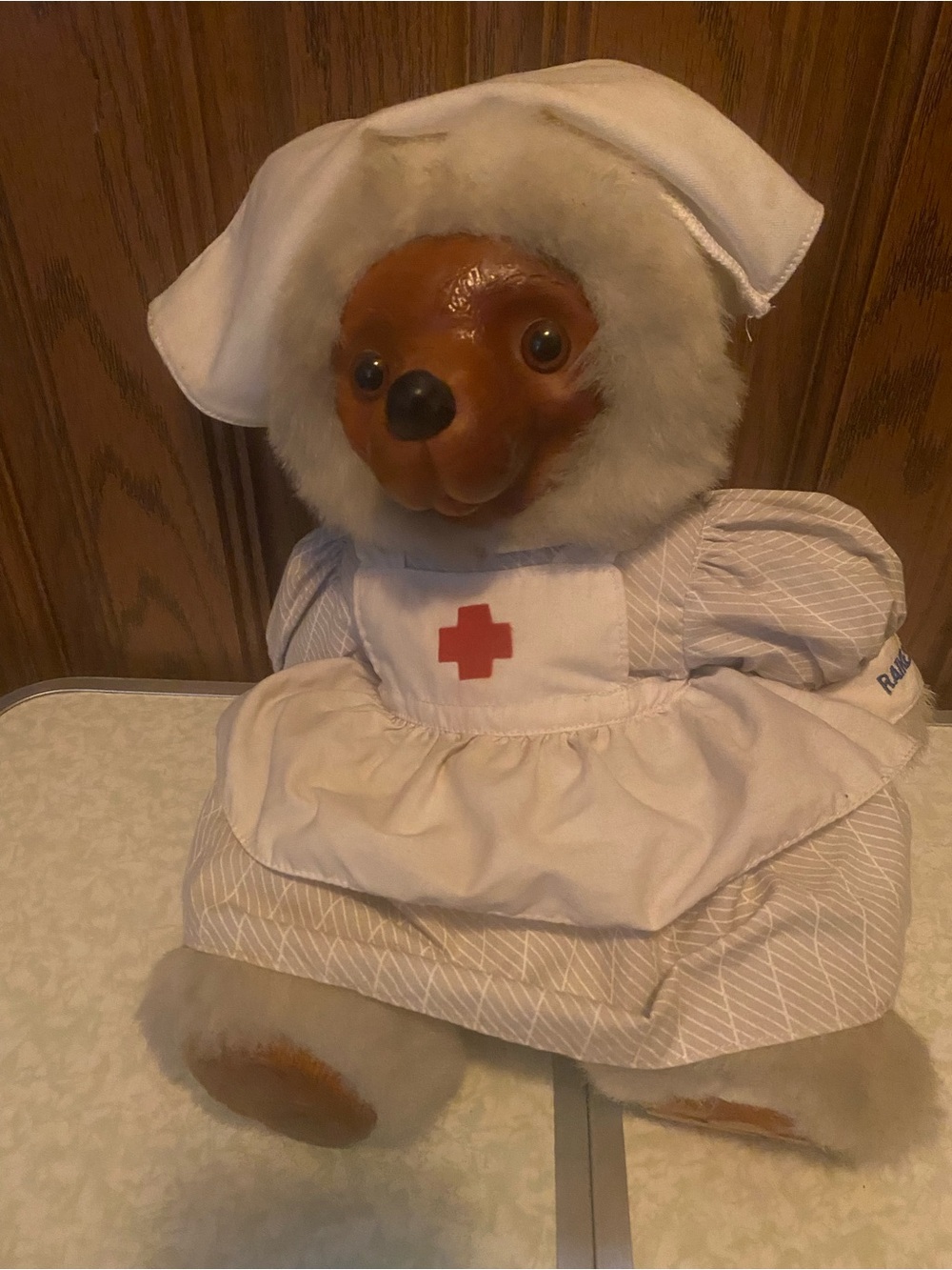Robert Raikes Bear Nurse Margaret Collectible 1987 Applause Bears Wood Carved